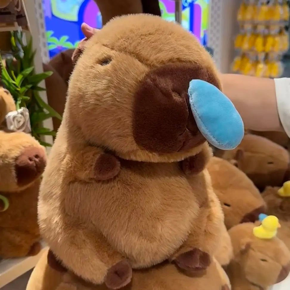 “Give the Gift of Joy with the Adorable Sneezy Capybara Plushie”