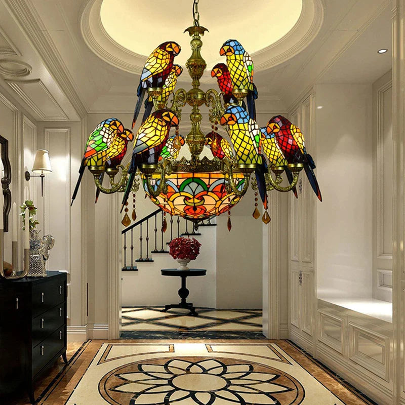 Enhance Your Home Decor: Antique Style Parrot Chandelier Lamp Review
