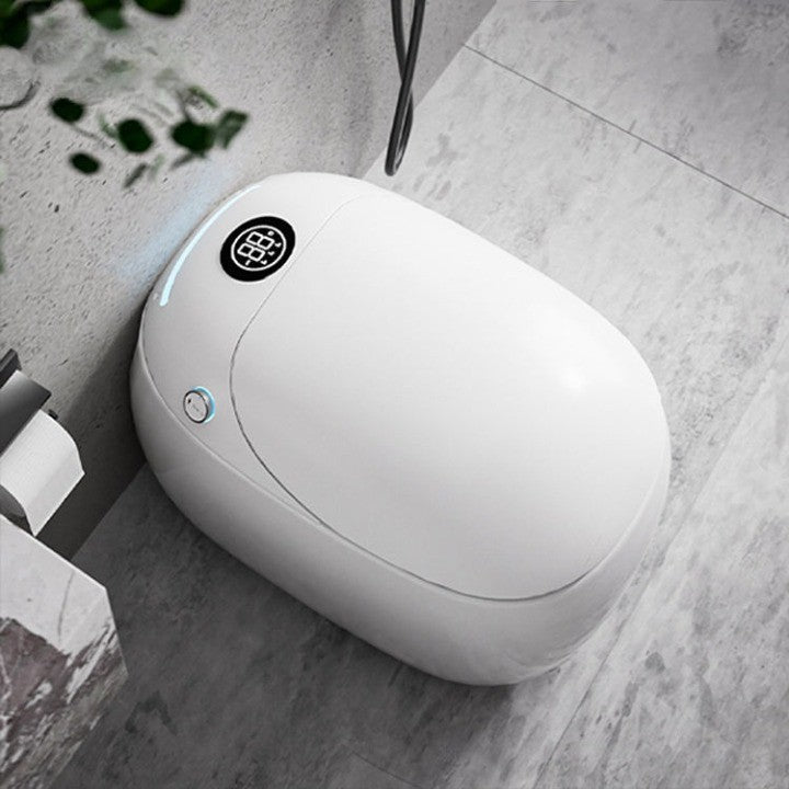 Upgrade Your Bathroom with the Ultra Sleek Smart Heated Seat Egg-Shaped Hygiene Toilet