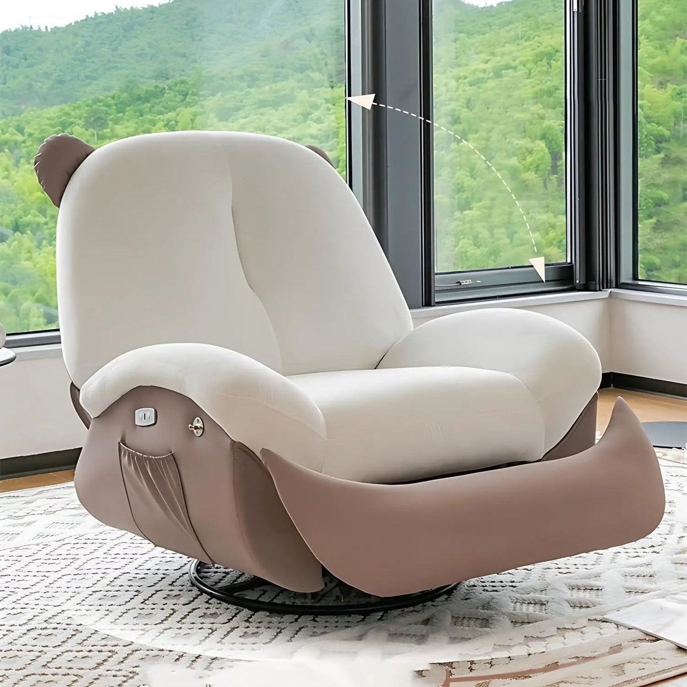 Transform Your Living Space with the Luxurious Ergonomic Italian Style Rocking Chair