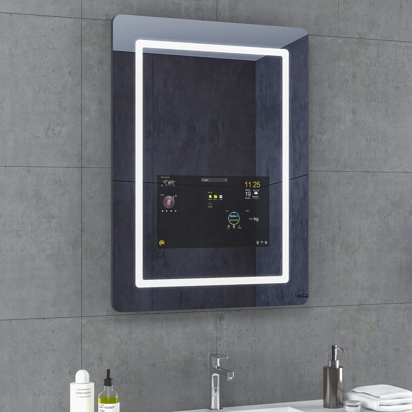 “Transform Your Bathroom Experience with the Smart Anti-Fog LED Wall Mirror”