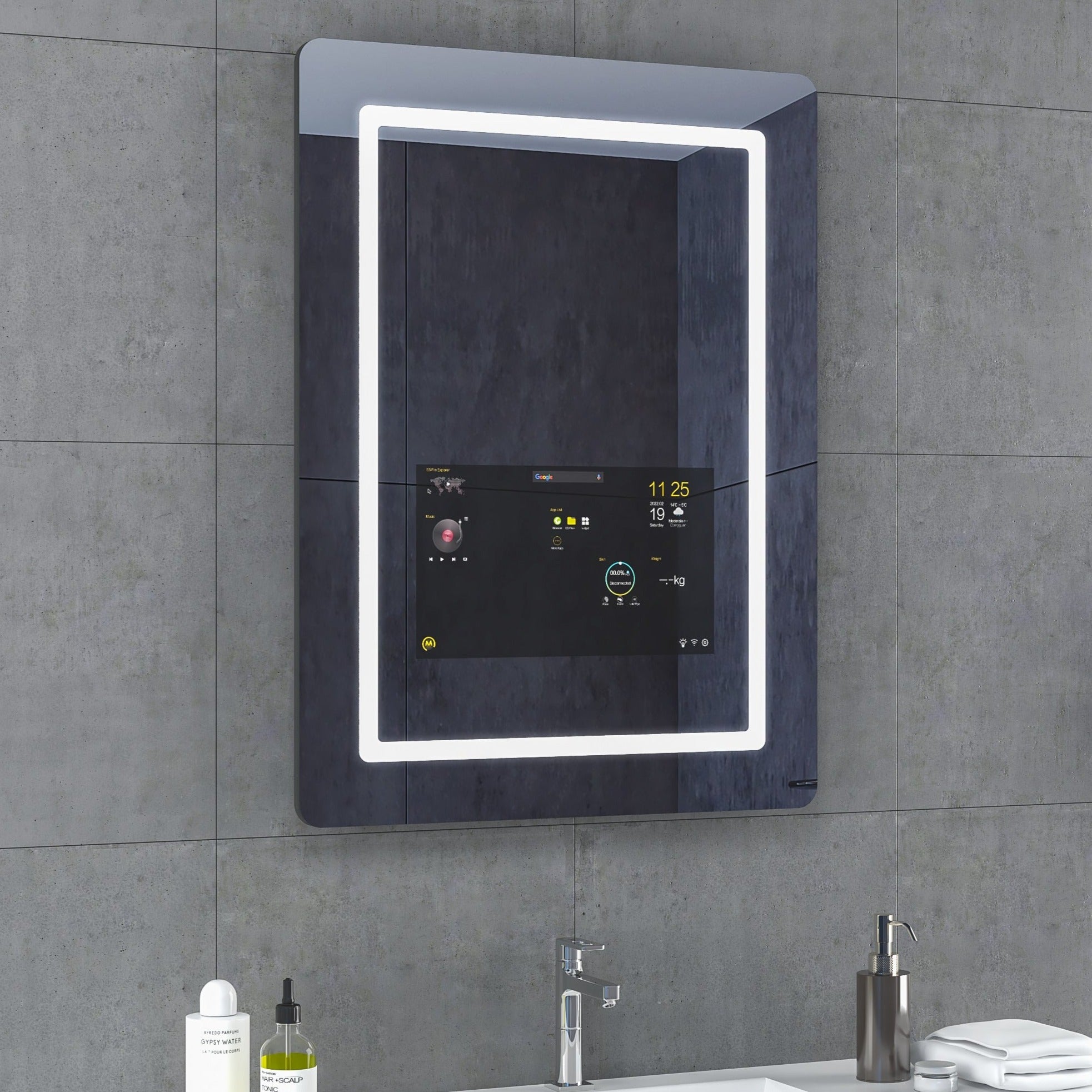 “Transform Your Bathroom Experience with the Smart Anti-Fog LED Wall Mirror”