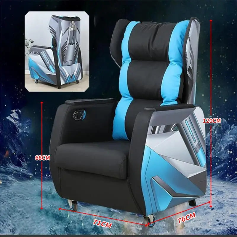 Ultimate Gift Idea: Modern Adjustable Leather Recliner Gaming Sofa for Comfort and Style