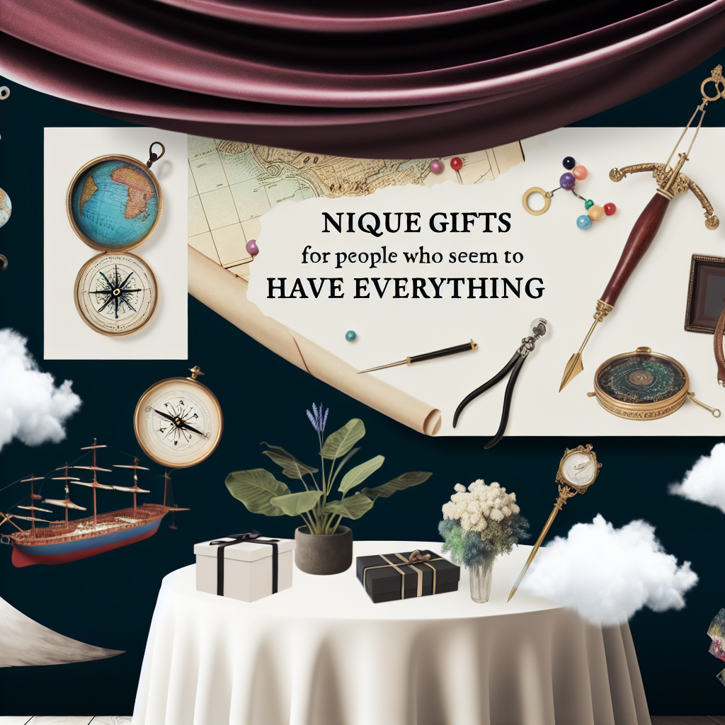 Discover Unique Gifts for the Person Who Has Everything: Innovative and Personalized Ideas