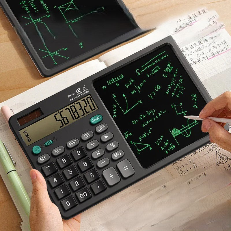 “The Perfect Gift for Math Enthusiasts: Portable Scientific LCD Notepad Calculator”