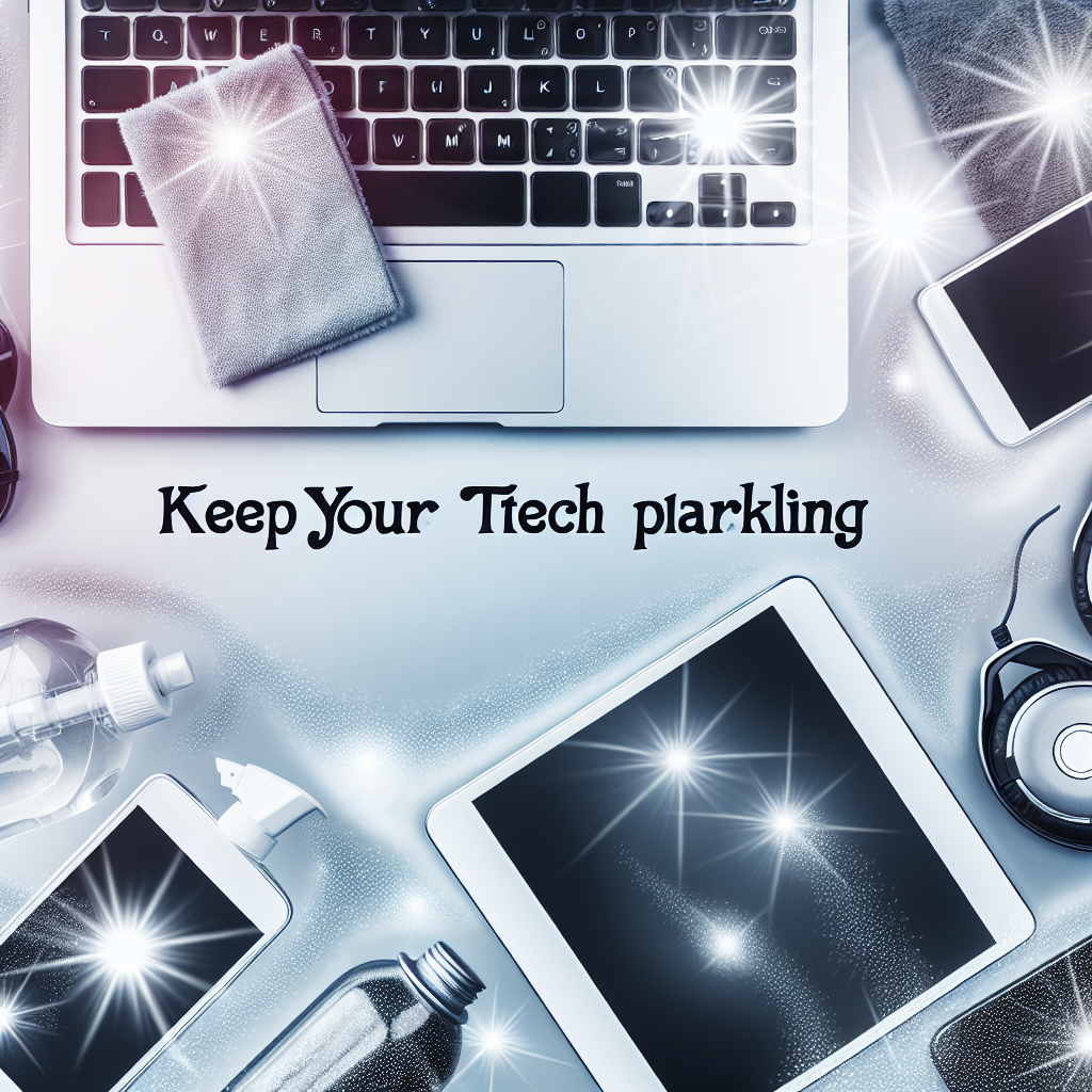 Keep Your Tech Sparkling: A Simple Guide to Cleaning Gadgets Safely