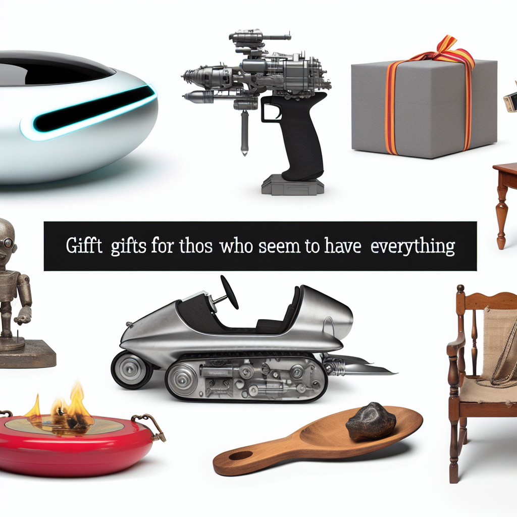 Unique Gift Ideas: Gadgets & Uncommon Gifts for Those Who Have Everything