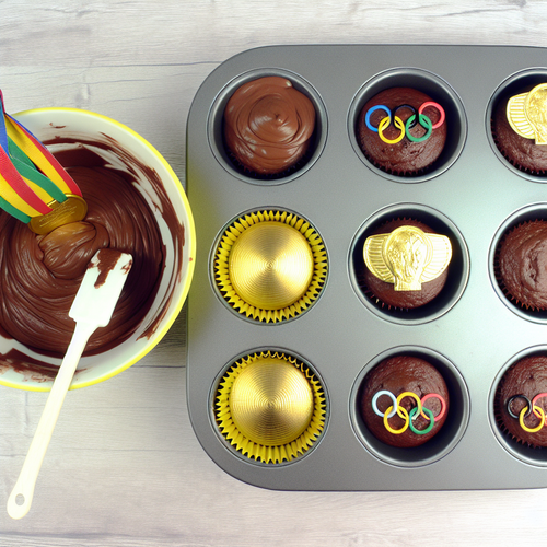 Bake Gold Medal Worthy Olympic Chocolate Muffins at Home