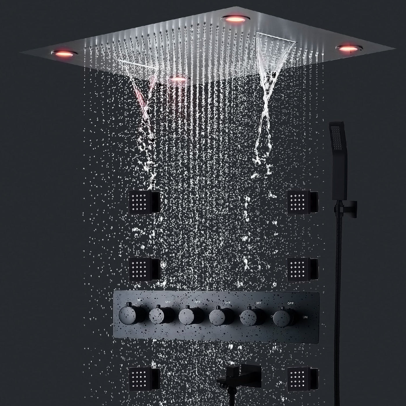 Elegant Rainfall Shower System: The Perfect Luxury Gift for Home Spa Relaxation