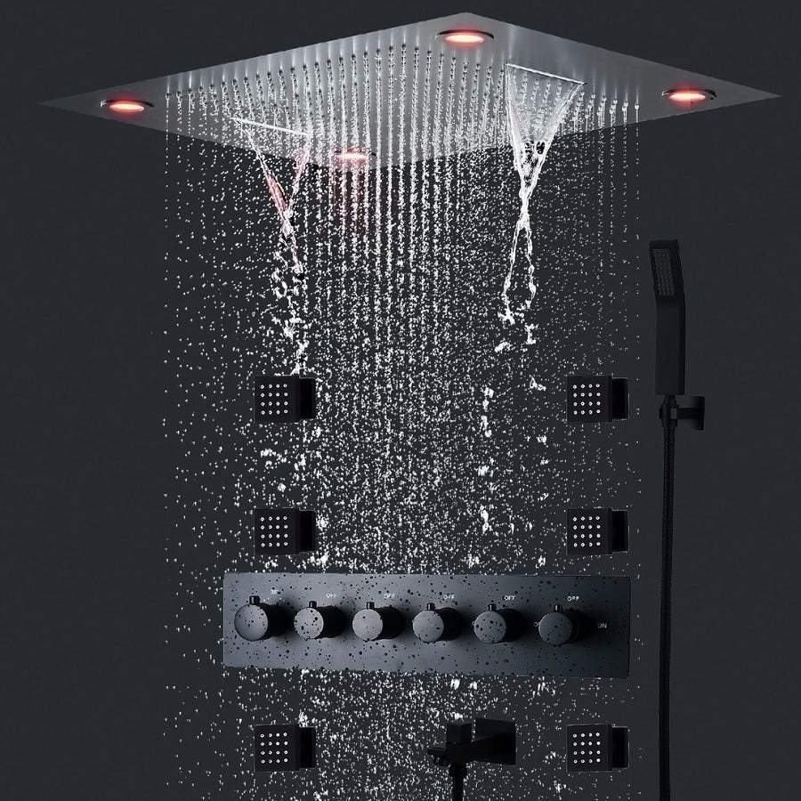 Elegant Rainfall Shower System: The Perfect Luxury Gift for Home Spa Relaxation