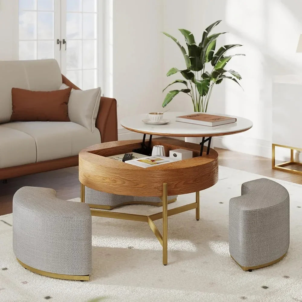 Ottoman Coffee Table: Lift-Top Storage & Seating – The Perfect Gift
