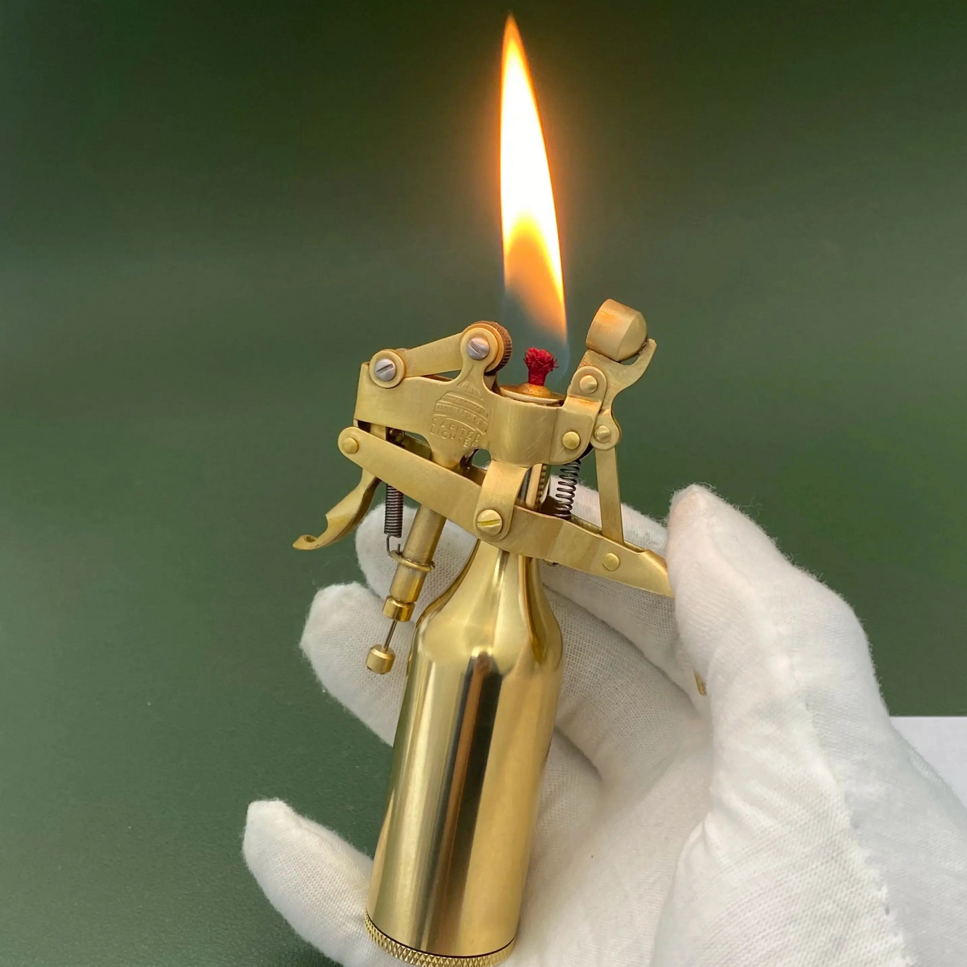 Antique Mechanical Kerosene Lighter: The Perfect Handcrafted Gift for Collectors