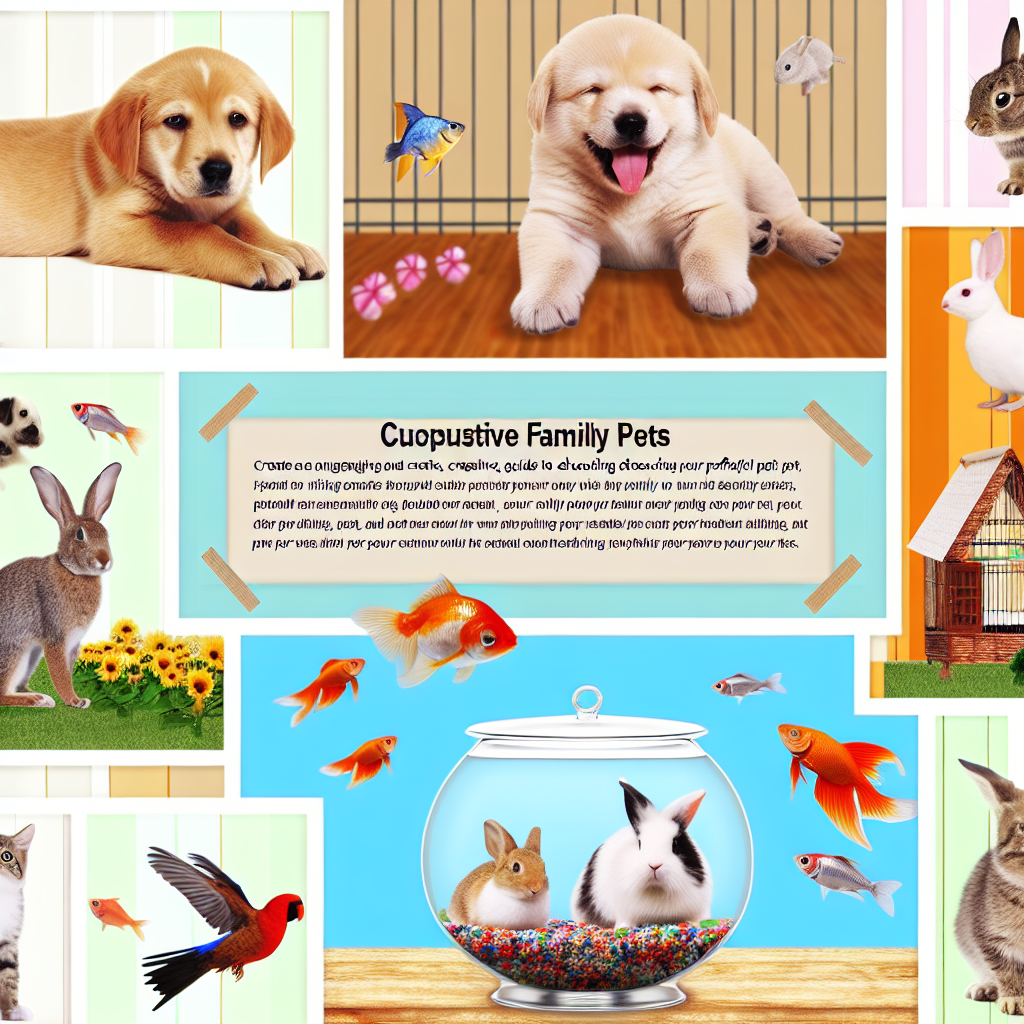 Choosing the Perfect Pet for Your Family: A Comprehensive Guide