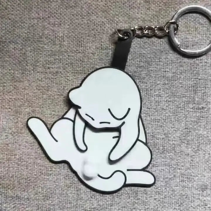 Playful Cat Quirky Keychain: The Purr-fect Gift for Cat Lovers