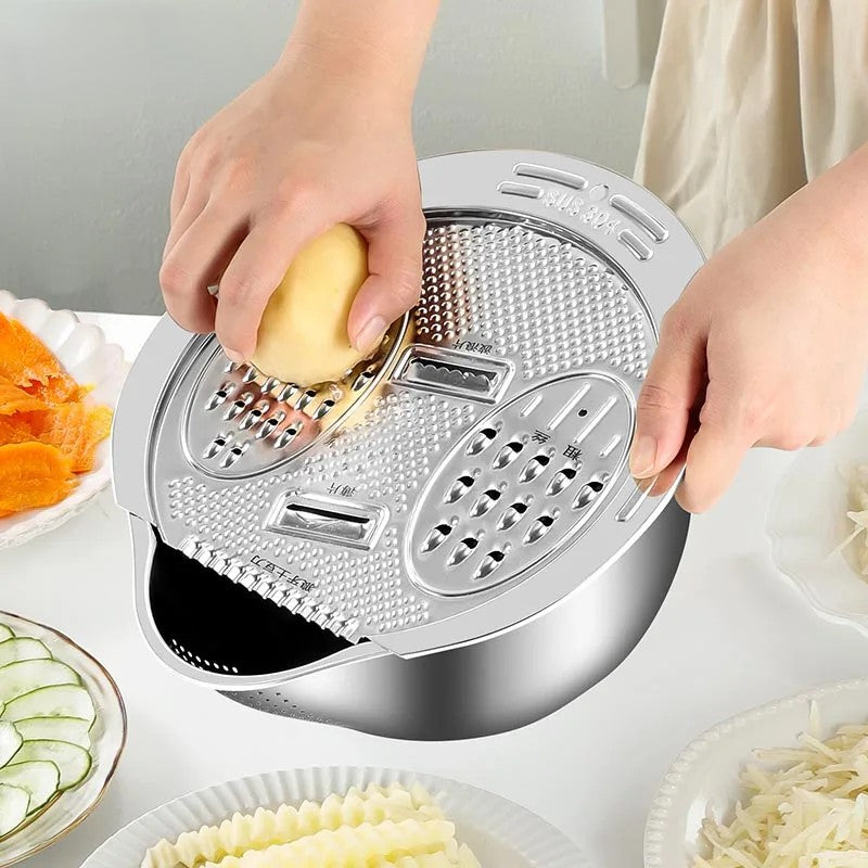 All-in-One Kitchen Drain Slicer Bowl: The Ultimate Gift for Home Chefs