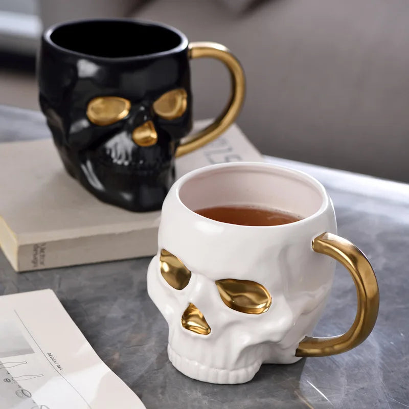 Spooky Skull Coffee Mug: The Perfect Unique & Gothic Gift for Coffee Lovers