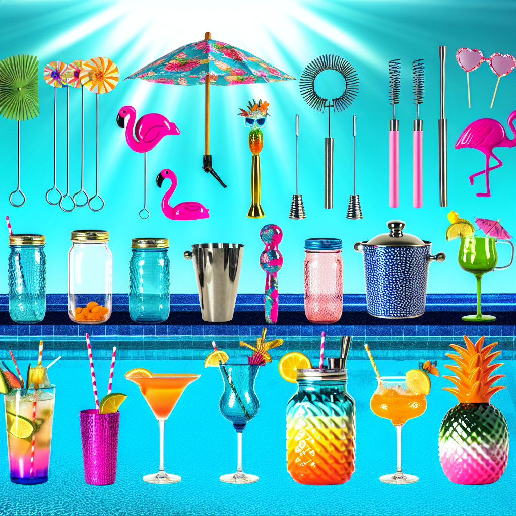 13 Pool Party Cocktail Accessories to Impress Your Guests