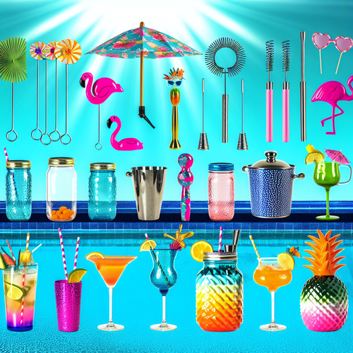 13 Pool Party Cocktail Accessories to Impress Your Guests