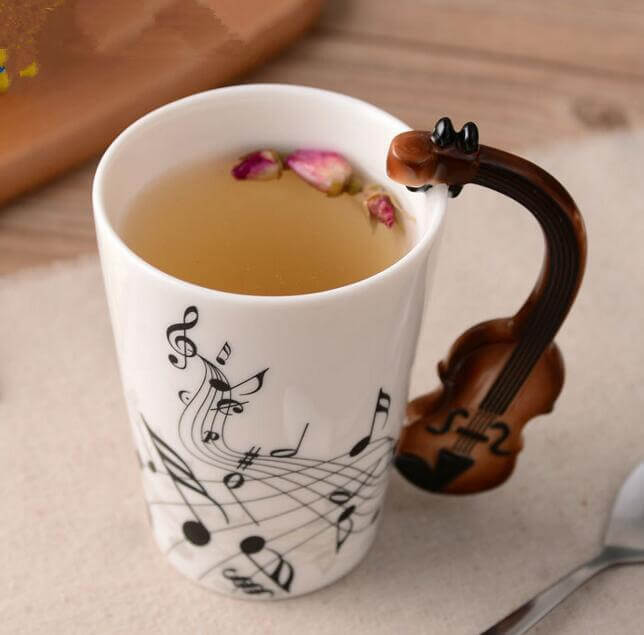 The Guitar Style Ceramic Mug: The Perfect Gift for Music Lovers