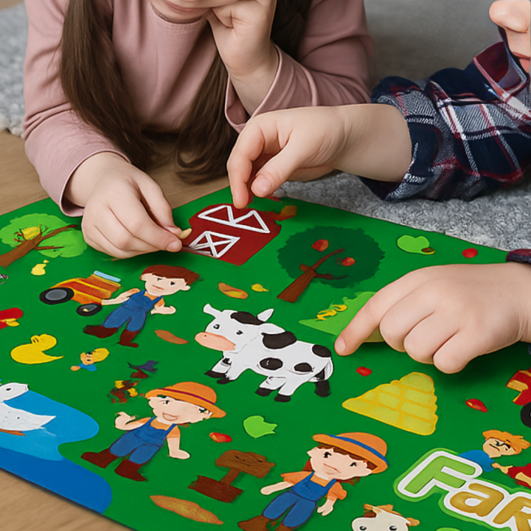 Unleash Imagination: The Best Interactive Farm Animals Felt Story Board Gift for Kids