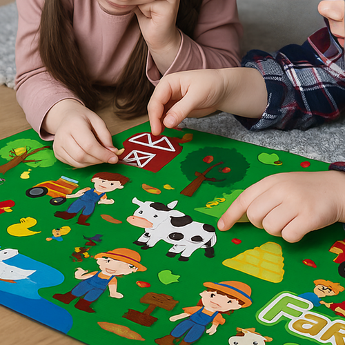 Unleash Imagination: The Best Interactive Farm Animals Felt Story Board Gift for Kids