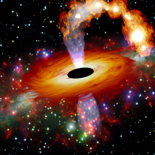 Giant Black Hole Jet: Scientists Discover a Cosmic Structure Bigger Than Three Galaxies!