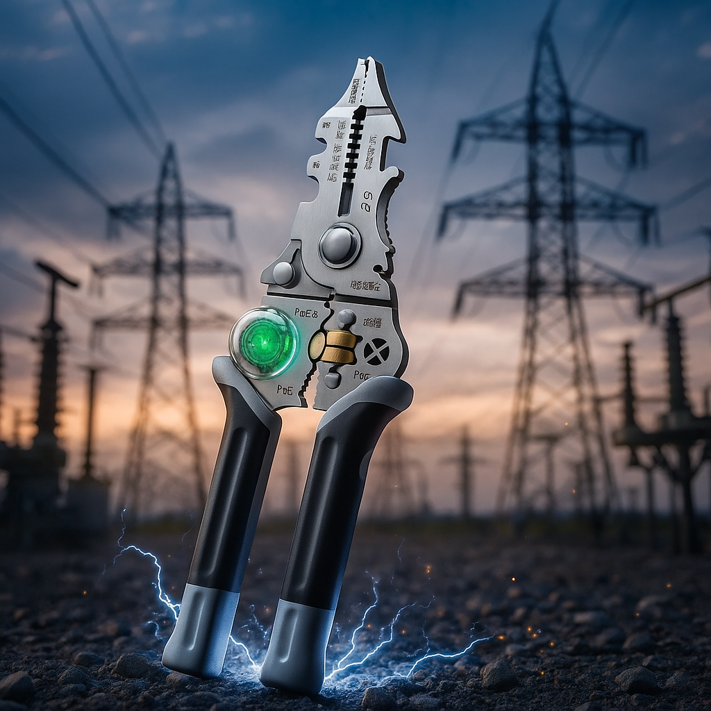 The Ultimate Gift: Multi-Task Wire Stripper Voltage Detector Plier for Handypersons & DIYers