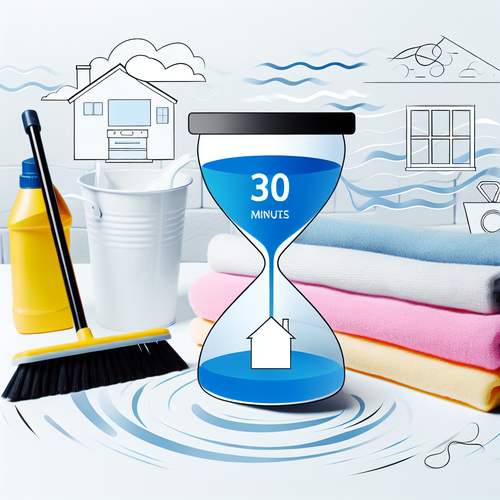 30-Minute House Cleaning: Your Daily Guide to a Sparkling Home