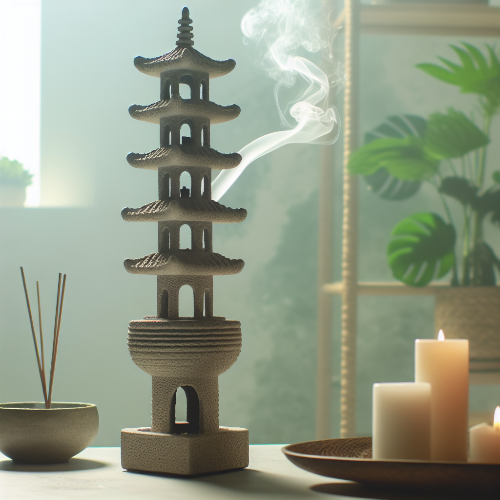 Find Tranquility with the Zen Tower Smoke Waterfall Incense Burner: The Perfect Gift