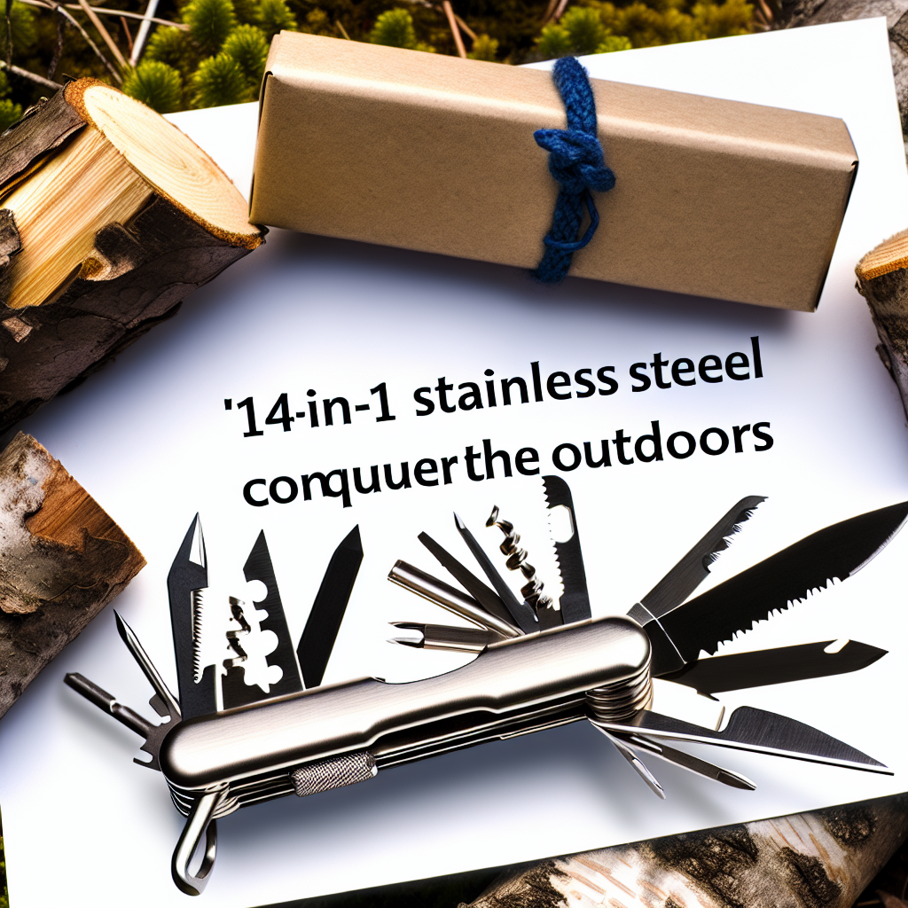 The Ultimate Gift: Conquer the Outdoors with a 14-in-1 Stainless Steel Multi-Tool