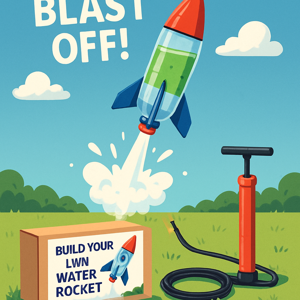 Blast Off! Build Your Own Water Rocket: A Fun Gift Idea for All Ages