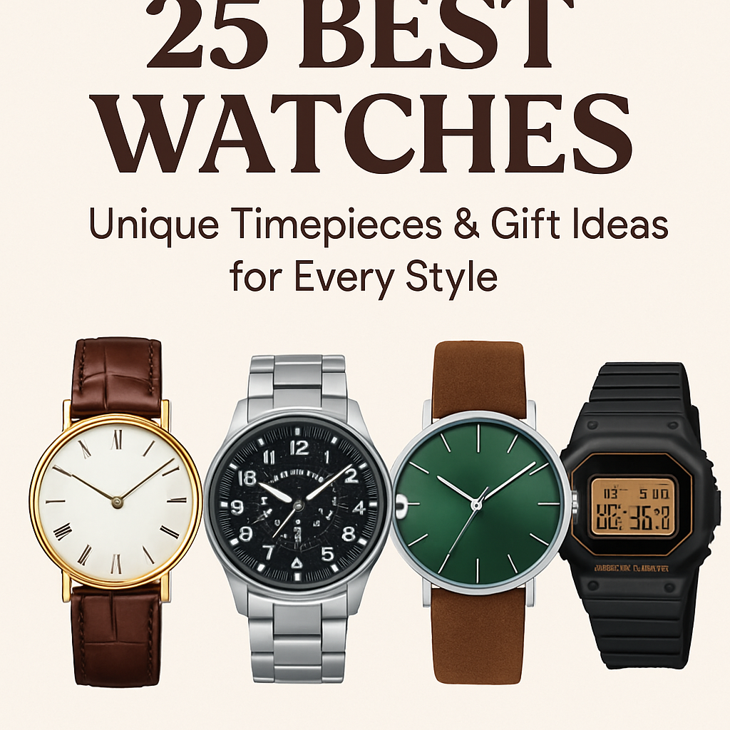 25 Best Watches: Unique Timepieces & Gift Ideas for Every Style