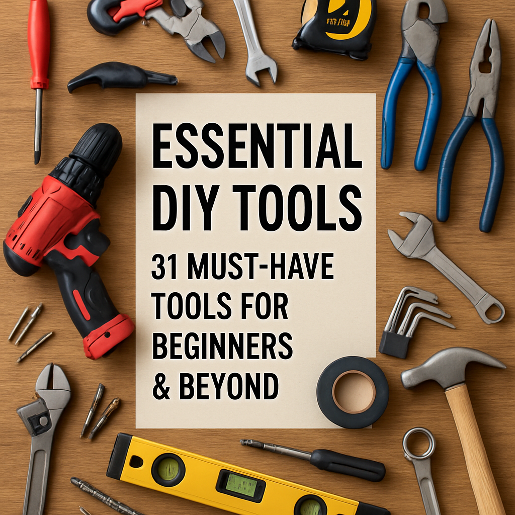 Essential DIY Tools: 31 Must-Have Tools for Beginners & Beyond