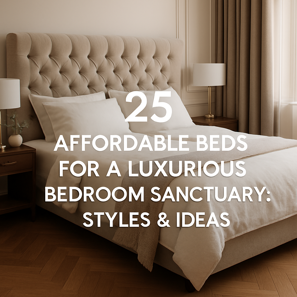 25 Affordable Beds for a Luxurious Bedroom Sanctuary: Styles & Ideas