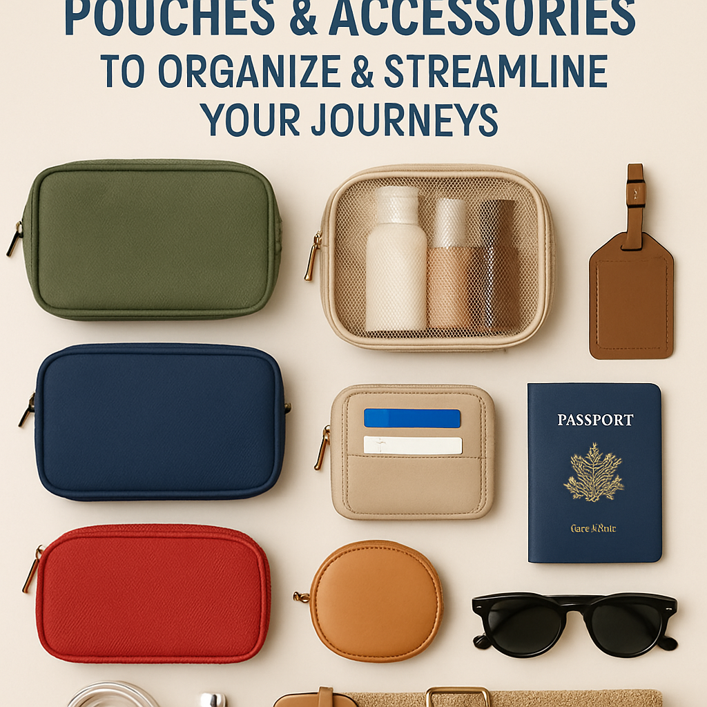 15 Travel Essentials: Pouches & Accessories to Organize & Streamline Your Journeys