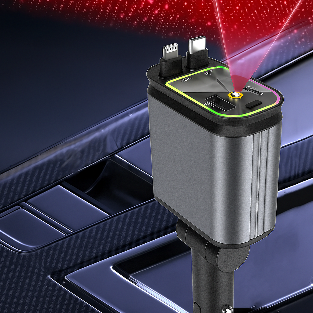 Starry Sky Charger: The Ultimate Gift – Projector, Retractable Cable, & Magical Ambiance