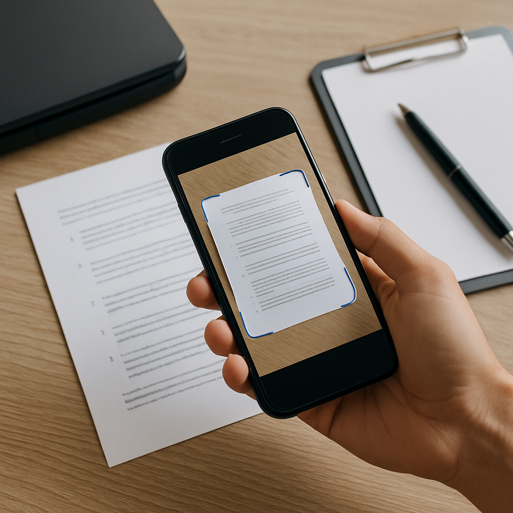 Scan Documents with Your Phone: A Simple Guide to Digital Documents