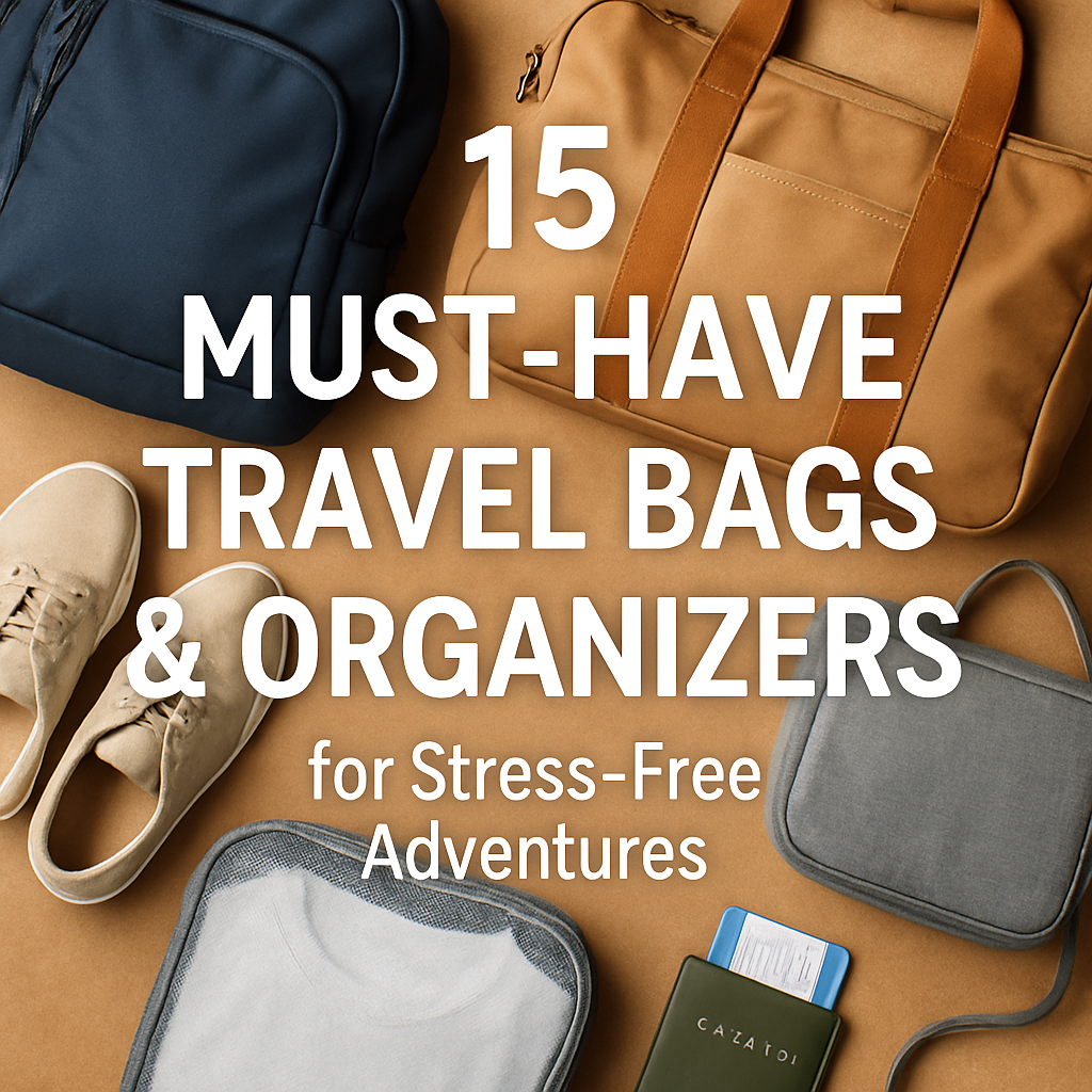 15 Must-Have Travel Bags & Organizers for Stress-Free Adventures