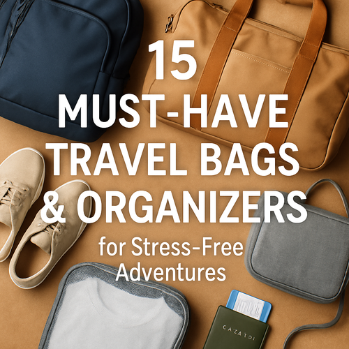 15 Must-Have Travel Bags & Organizers for Stress-Free Adventures