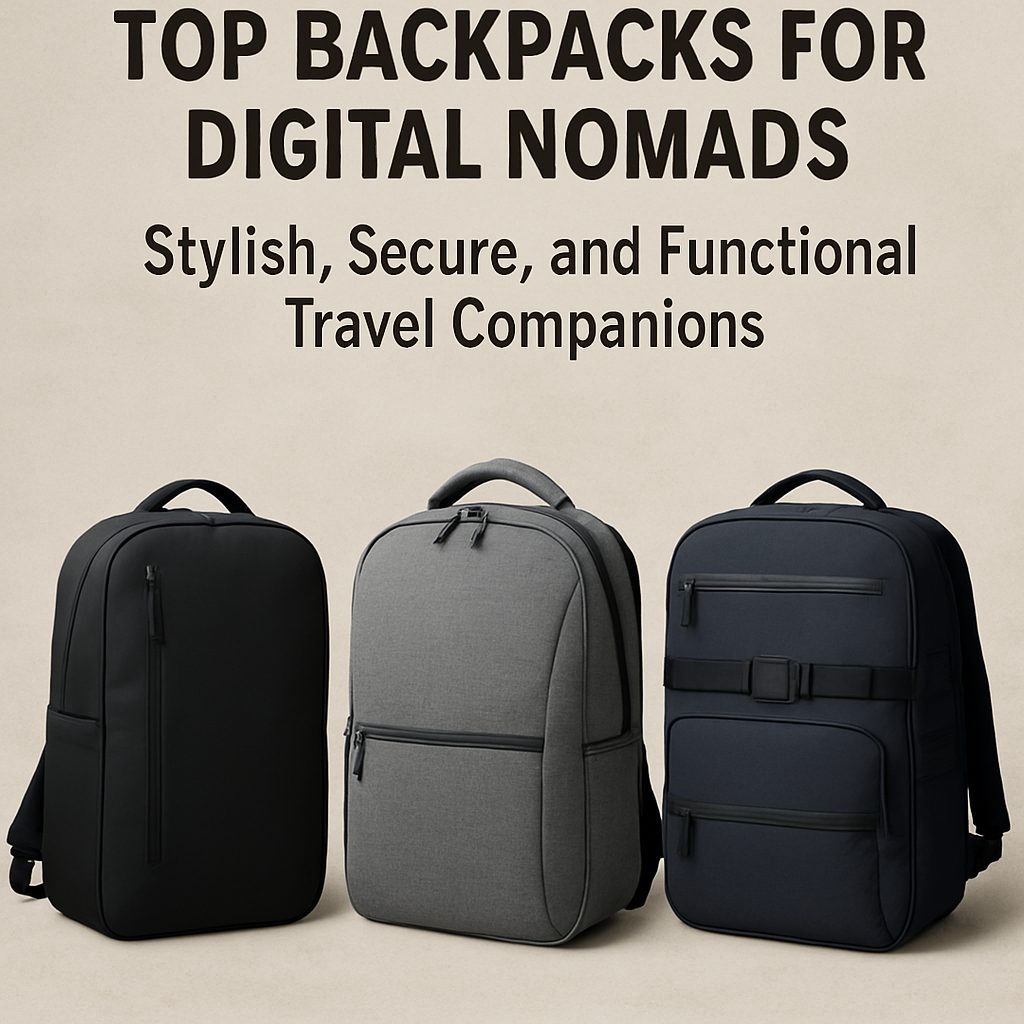 Top Backpacks for Digital Nomads: Stylish, Secure, and Functional Travel Companions