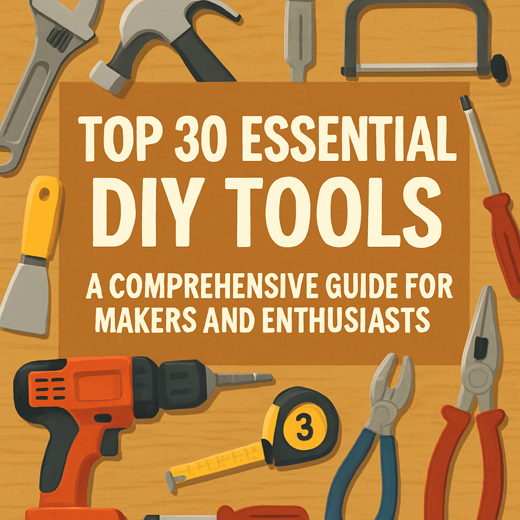 Top 30 Essential DIY Tools: A Comprehensive Guide for Makers and Enthusiasts