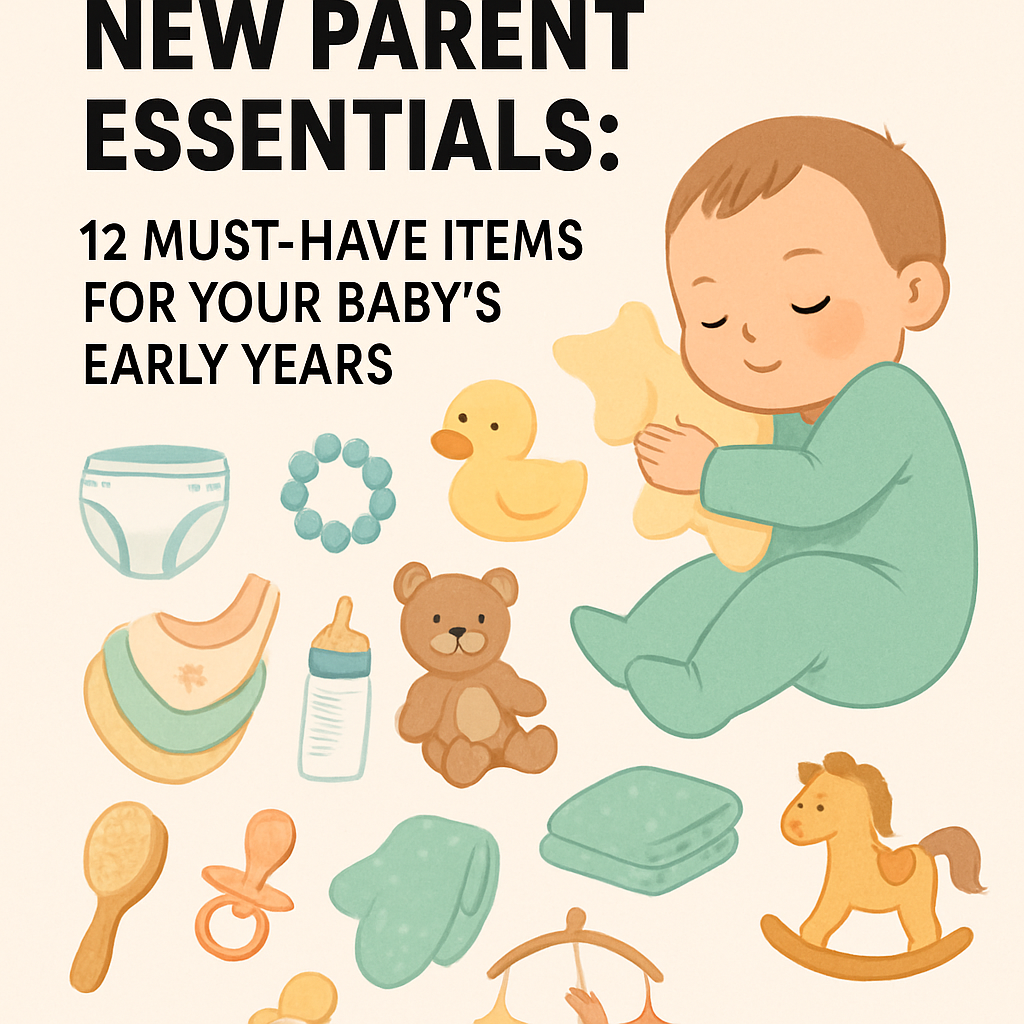 New Parent Essentials: 12 Must-Have Items for Your Baby’s Early Years