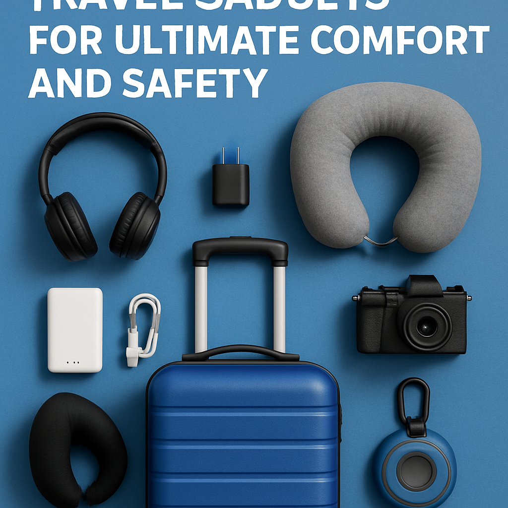 15 Essential Travel Gadgets for Ultimate Comfort and Safety