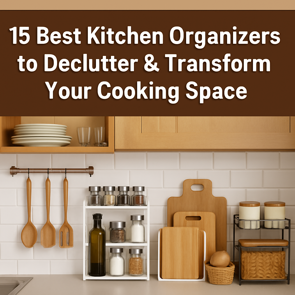 15 Best Kitchen Organizers to Declutter & Transform Your Cooking Space