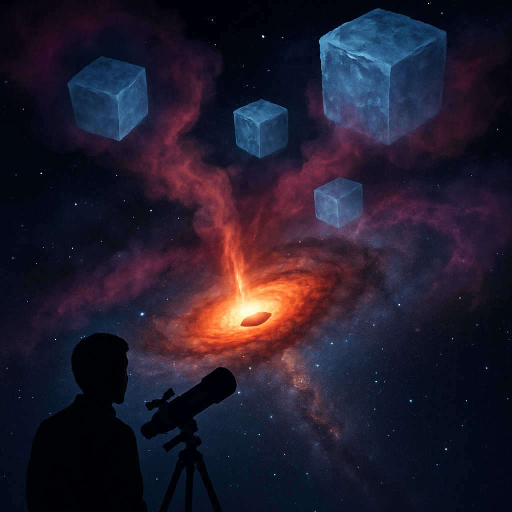 Cosmic ‘Ice Cube Clouds’ Uncover Milky Way Black Hole’s Violent Past
