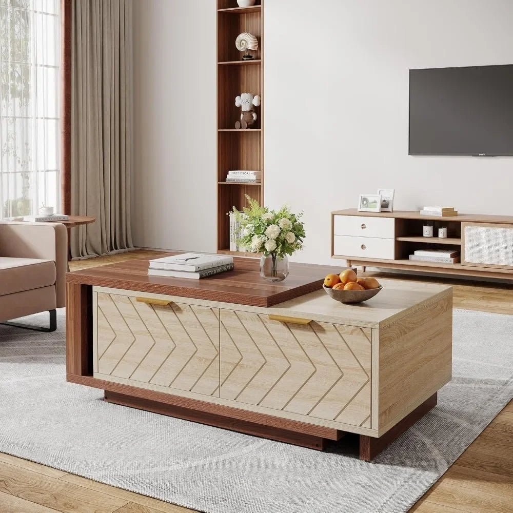 Urban Lift Coffee Table: The Ultimate Lift-Top with Hidden Storage for Modern Living