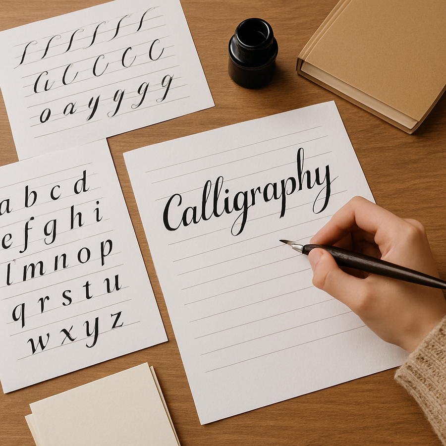 Learn Calligraphy At Home: The Ultimate Self-Study Guide For Beginners