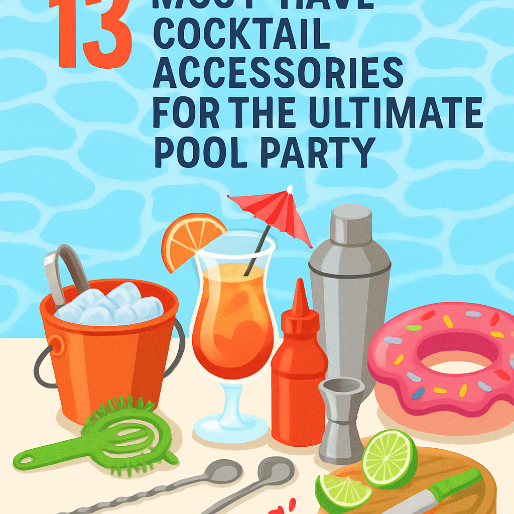 13 Must-Have Cocktail Accessories for the Ultimate Pool Party
