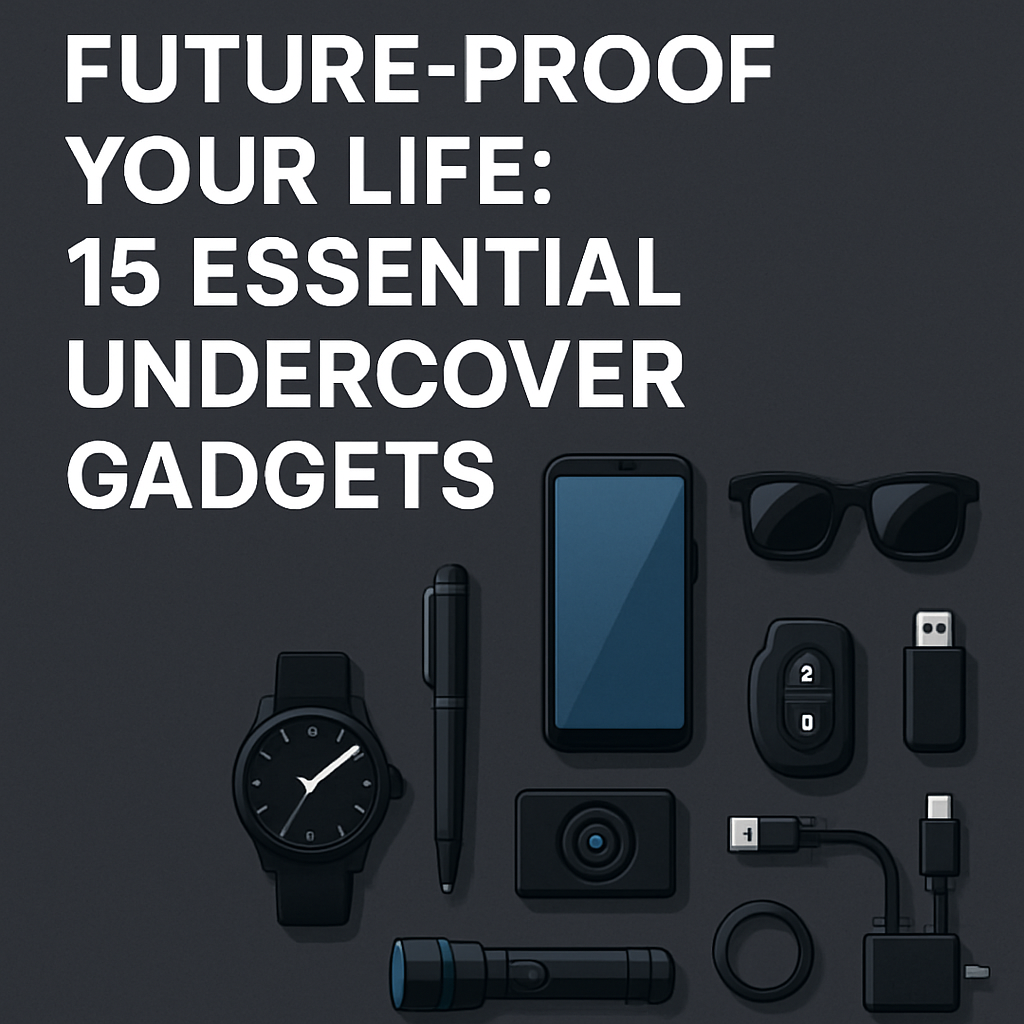 Future-Proof Your Life: 15 Essential Undercover Gadgets