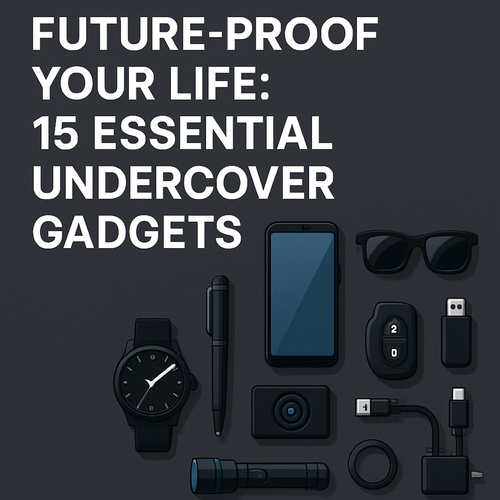Future-Proof Your Life: 15 Essential Undercover Gadgets